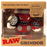 RAW ''Grindor'' Silicone Grinder & Stash Can Figure Red