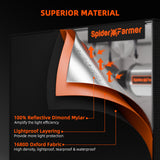 SpiderFarmer® 240x120x200cm Reflective Grow Tent (12-16 Plants)