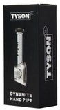 Tyson 2.0 ''Dynamite'' Glass Hand Smoking Pipe Grey