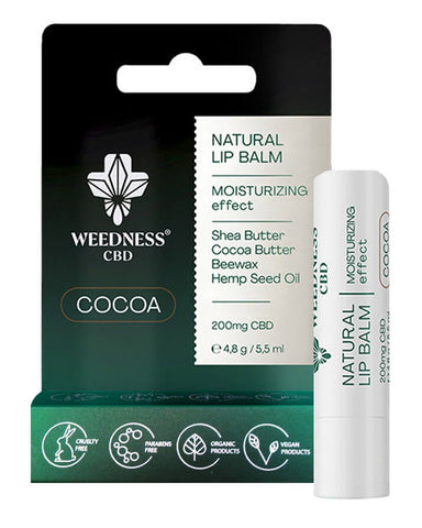 Weedness 4% CBD Natural Lip Balm