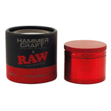 RAW x Hammercraft Red Grinder 4 Parts (55mm)