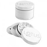 Black Leaf 'Lotus' Grinder 4-part - White (62 mm)