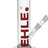Ehle Bent Neck Clear Cylinder Glass Bong - Puff Puff Palace
