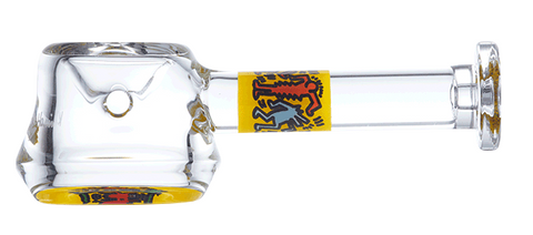 Keith Haring Spoon Pipe - Yellow