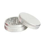 Aluminium Grinder 2 parts 55mm - Metallic - Puff Puff Palace