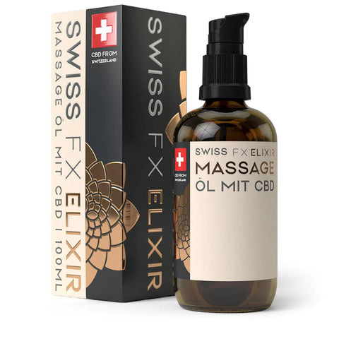 SWISS FX Massage CBD oil 100ml (500 mg)