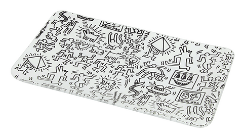 Keith Haring Rolling Tray - Black & White